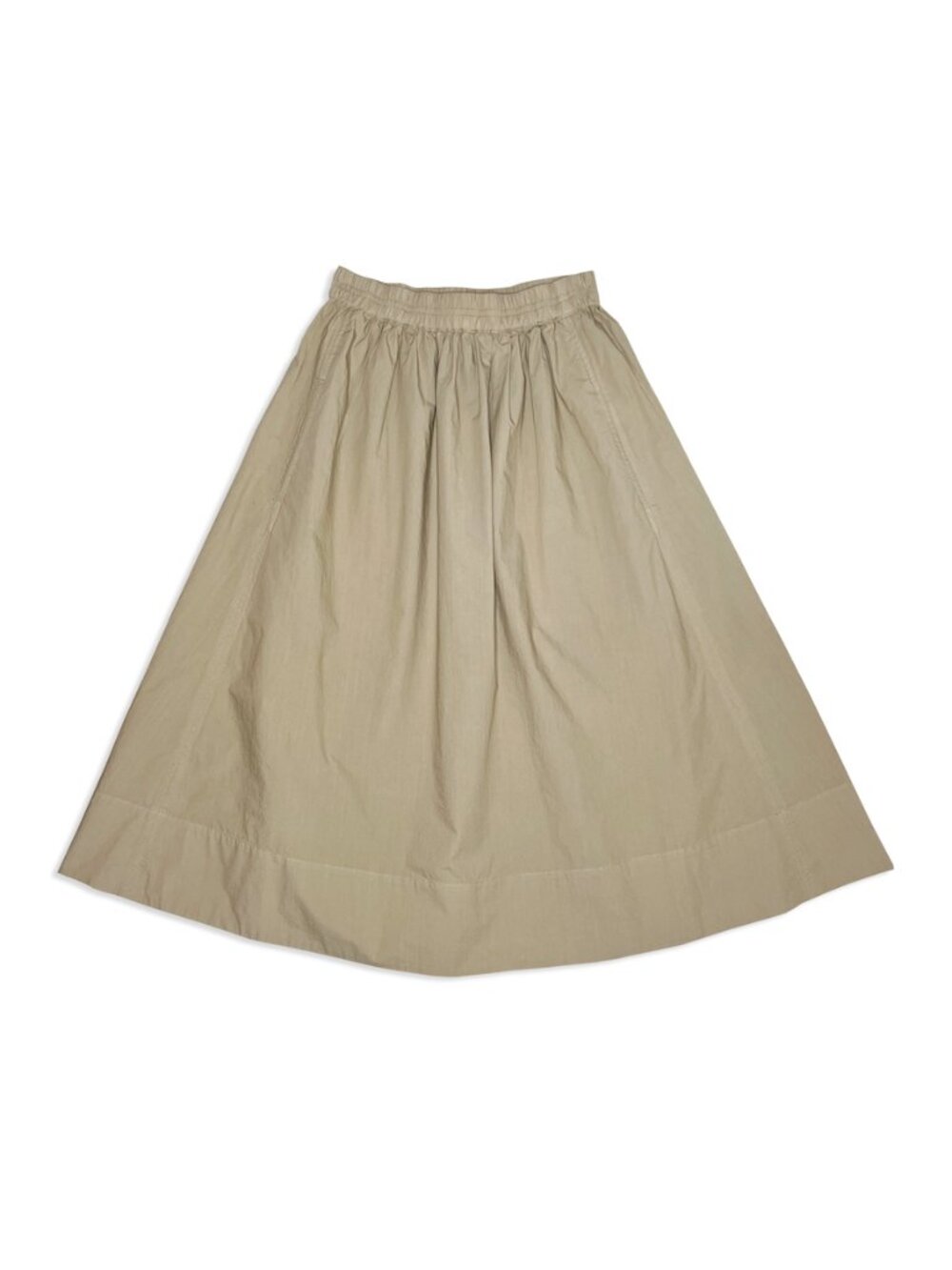 Alex Mill Standard Skirt in Paper Poplin Khaki. Sz XL